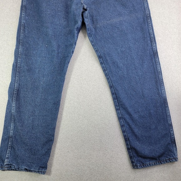 Cabela's Roughneck Jeans Mens 40x32 Blue Flannel Lined Relaxed Fit Denim Pants - Picture 2 of 16